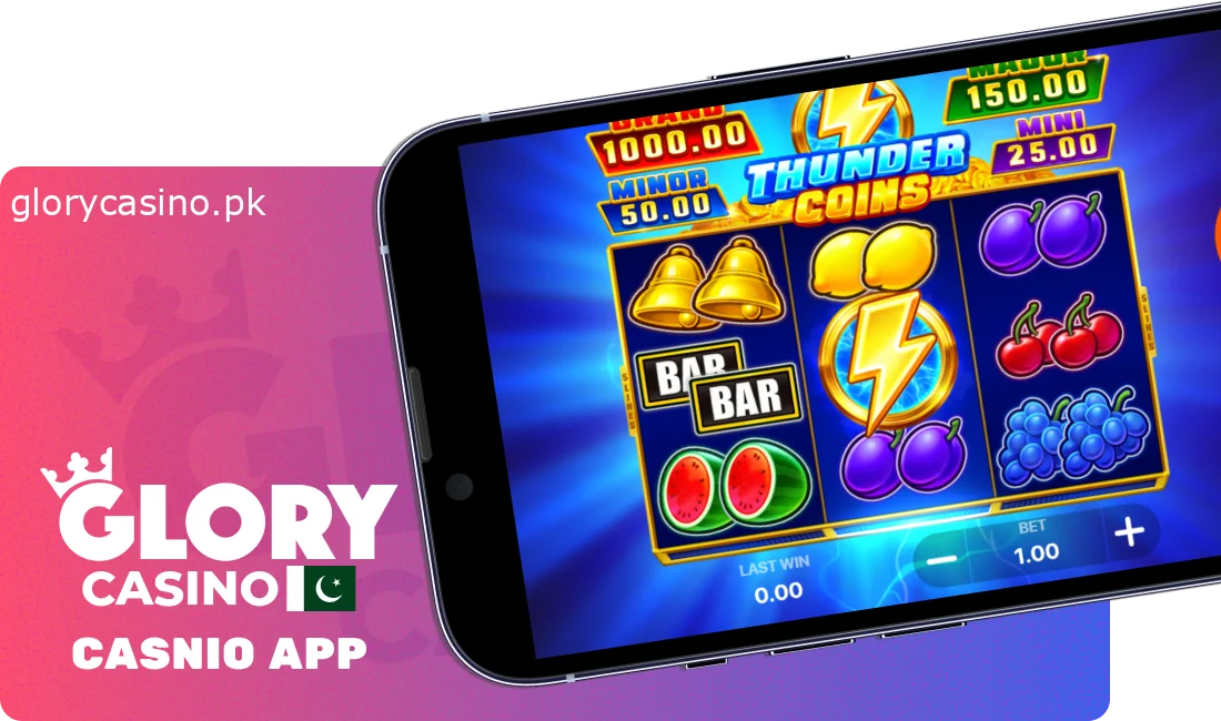 Online games in Glory Casino app for players from Pakistan